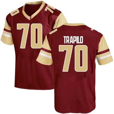 Men's Replica Ozzy Trapilo Boston College Eagles Maroon Team Color College Jersey